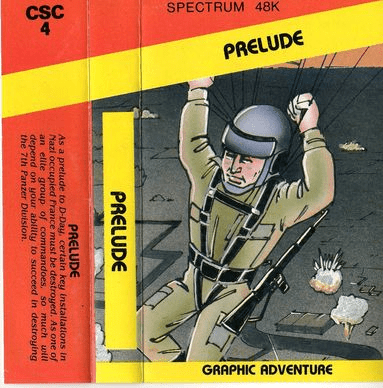 Prelude box art for ZX Spectrum